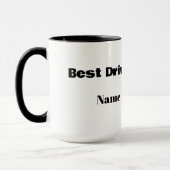 Tasse der besten Bus-Treiber-Silhouette (Links)