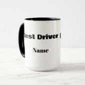 Tasse der besten Bus-Treiber-Silhouette (Vorderseite Links)
