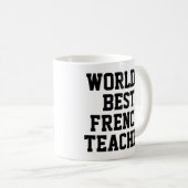 Tasse der besten Französischlehrer (VorderseiteRechts)