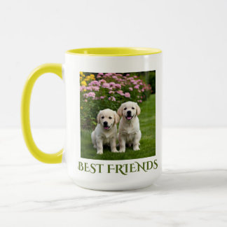 Tasse der besten Freunde Welpen