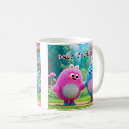 Tasse der besten Freundschaft, 11 oz (VorderseiteRechts)