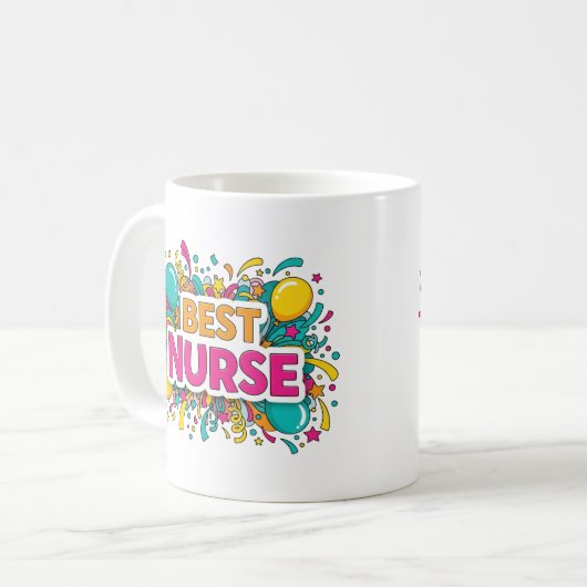 Tasse der besten Krankenschwester (Vorderseite Links)
