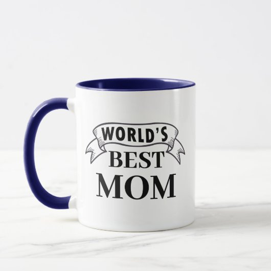 Tasse der besten Mama der Welt - Personalisiertes  (Links)