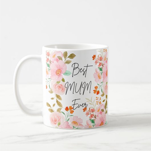 Tasse der besten Mutter aller Zeiten | Eleganter K (Links)