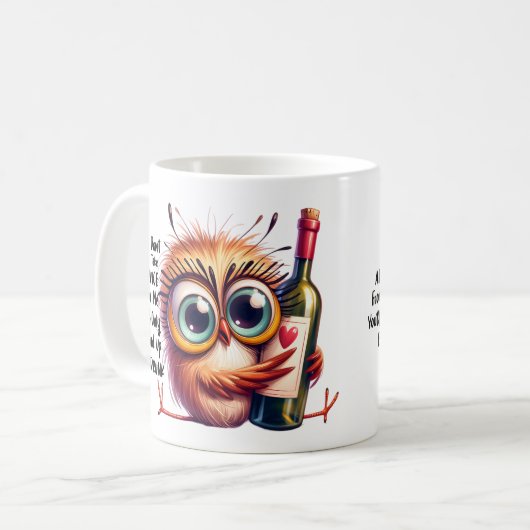 Tasse der betrunkenen Eule (Vorderseite Links)