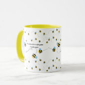 Tasse der Bienen, Kaffee-Tasse, Tee-Cup, Tee-Tasse (Vorderseite Links)