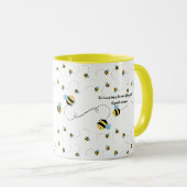 Tasse der Bienen, Kaffee-Tasse, Tee-Cup, Tee-Tasse (VorderseiteRechts)