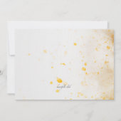 Tasse der Bieneneinladung Einladung (Rückseite)