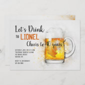 Tasse der Bieneneinladung Einladung (Vorne/Hinten)