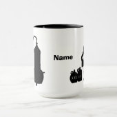 Tasse der Black Moonshine Silhouette (Zentrum)