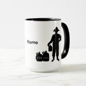 Tasse der Black Moonshine Silhouette (VorderseiteRechts)