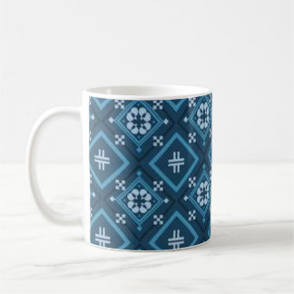Tasse der blauen Blume