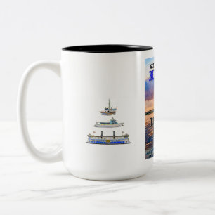 Tasse der blauen Flagge