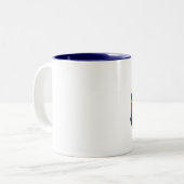 Tasse der blauen Rose (Vorderseite Links)