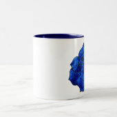 Tasse der blauen Rose (Mittel)