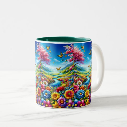 Tasse der Blume (VorderseiteRechts)