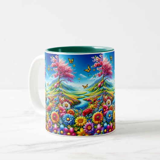 Tasse der Blume (Vorderseite Links)