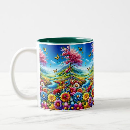 Tasse der Blume (Links)