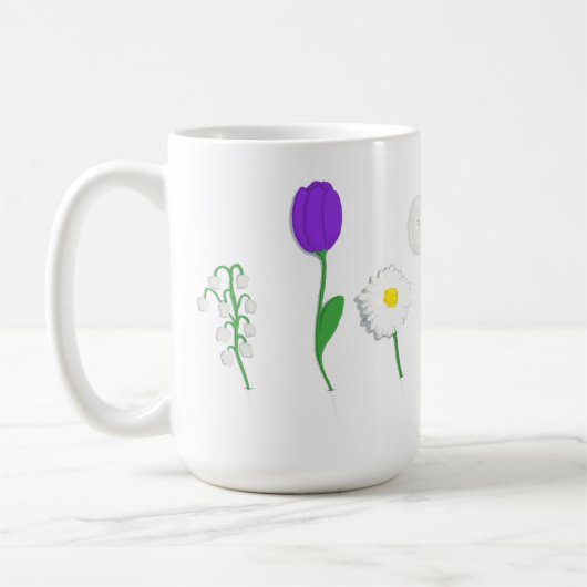 Tasse der Blume (Links)