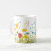 Tasse der Blume im Frühjahr (Vorderseite Links)