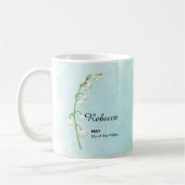 Tasse der Blume personalisiert Mai (Links)