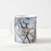 Tasse der Blume White Clematis (Vorderseite Links)