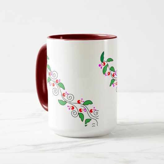 TASSE DER BLUMENDESTIERUNG (Vorderseite Links)