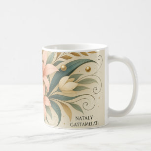 "Tasse der Blumenenergie - Artistic Boho Cup by Na Kaffeetasse