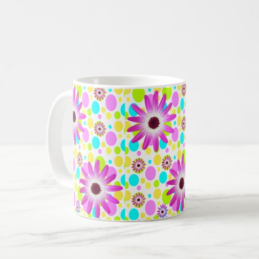 Tasse der Blumenfarben (Vorderseite Links)