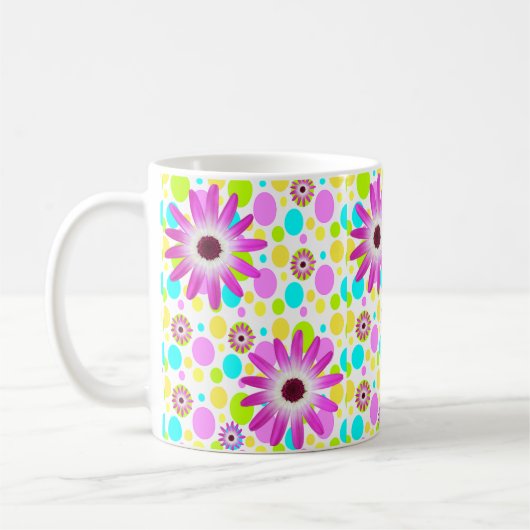 Tasse der Blumenfarben (Links)