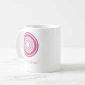 Tasse der Blumengräber, Magenta (Vorderseite Links)