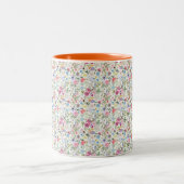 Tasse der Blumenkunst, lebendiges Muster der Blume (Mittel)