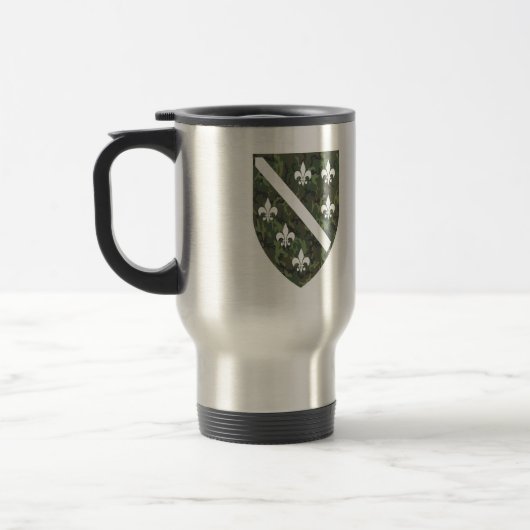 Tasse der bosnischen Armee Ljiljan (Links)
