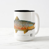 Tasse der Braunen Forelle (VorderseiteRechts)