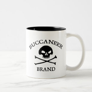 Tasse der Buccaneer-Markenbezeichnung