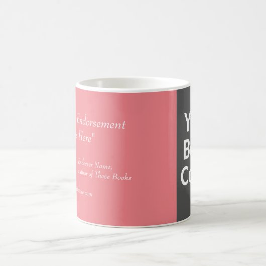 Tasse der Buchabdeckung - Dreamy Pink (Mittel)