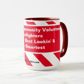 Tasse der Chesnee Community Feuerwehrleute (VorderseiteRechts)