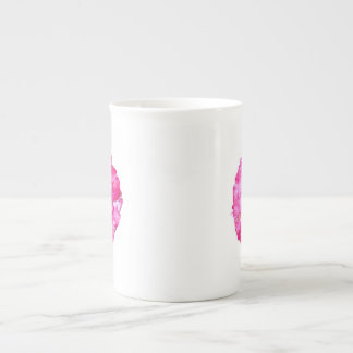 Tasse der China mit Hot Pink