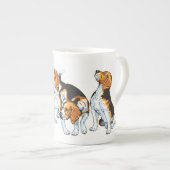 Tasse der China von Beagles (Vorderseite Rechts)