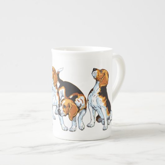 Tasse der China von Beagles (Vorderseite Rechts)