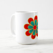Tasse der chinesischen Blume (Vorderseite Links)