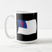 Tasse der christlichen Religionsflagge (Links)