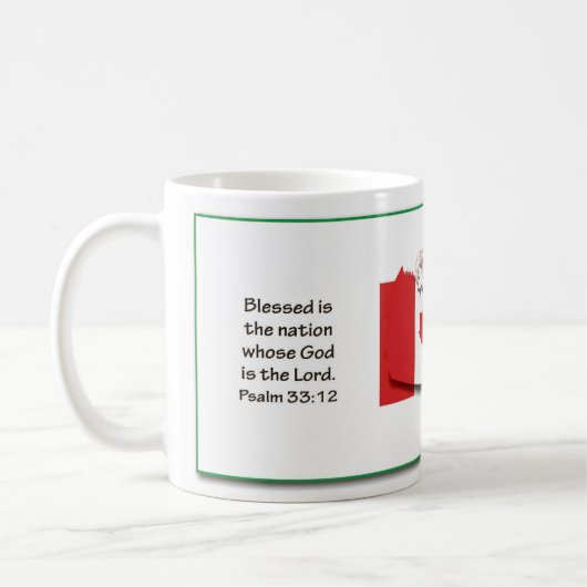 Tasse der Christlichen Schrift in Kanada (Links)