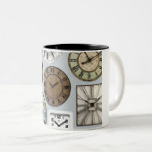 TASSE "DER CLOCK WATCHER" ODER 5 O'CLOCK ÜBERALL (VorderseiteRechts)