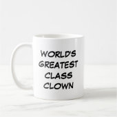 Tasse "Der Clown der größten Klasse der Welt" (Links)