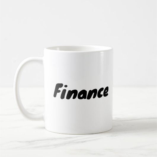 Tasse der coolen Finanzabteilung (Links)