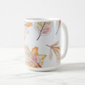 Tasse der coolen Foliage Background-Blätter (VorderseiteRechts)