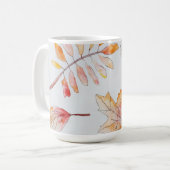 Tasse der coolen Foliage Background-Blätter (Vorderseite Links)