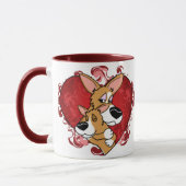 Tasse der Corgi-Mutter Tages (Links)