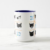 Tasse der Crew in Schwarz-Weiß (Zentrum)